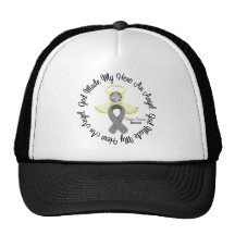 Brain Cancer God Made My Hero An Angel Trucker Hat