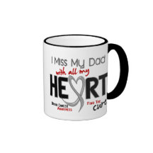 Brain Cancer I MISS MY DAD Coffee Mugs