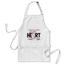 Brain Cancer I MISS MY MOM Apron
