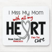 Brain Cancer I MISS MY MOM Mousepads