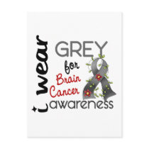 Brain Cancer I Wear Grey For Awareness 43