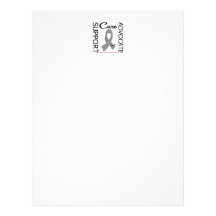 Brain Cancer Support Advocate Cure Letterhead Template