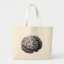 Brain illustration bags