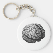 Brain illustration keychain