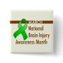 Brain Injury Awareness Month Button
