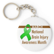 Brain Injury Awareness Month Keychain