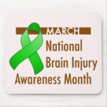 Brain Injury Awareness Month Light Mousepad