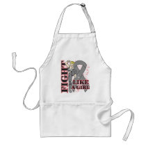 Brain Tumour Fight Like A Girl Kickin Butt Aprons