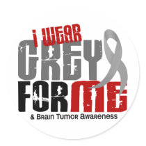 Brain Tumour I Wear Grey For ME 6.2