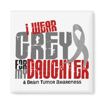 Brain Tumour I Wear Grey For My Daughter 6.2