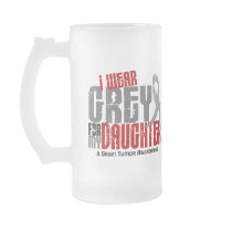 Brain Tumour I Wear Grey For My Daughter 6.2 Coffee Mug