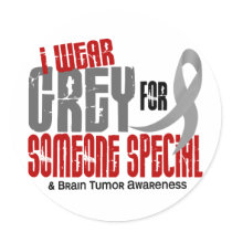 Brain Tumour I Wear Grey For Someone Special 6.2