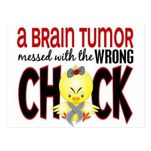 Brain Tumour Messed With The Wrong Chick Postcards