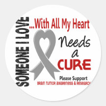 Brain Tumour Needs A Cure 3 Sticker
