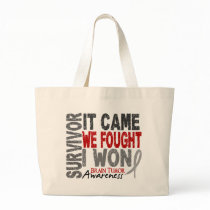 Brain Tumour Survivor It Came We Fought I Won Canvas Bag