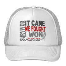 Brain Tumour Survivor It Came We Fought I Won Trucker Hat