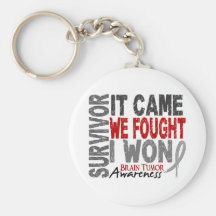 Brain Tumour Survivor It Came We Fought I Won Key Chains