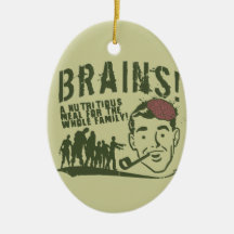 Brains! Christmas Ornaments