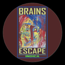 BRAINS ESCAPE INDICA stickers