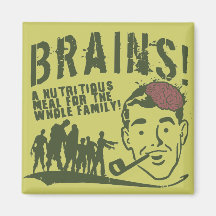 Brains! Fridge Magnets
