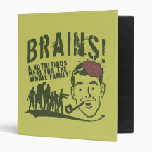 Brains! Vinyl Binders