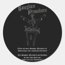 Brainy Preacher Sticker