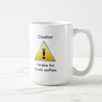 Brake for coffee mugs