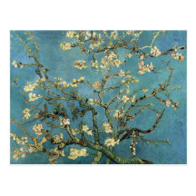 Branches avec la fleur d'amande par Vincent van Go Carte Postale