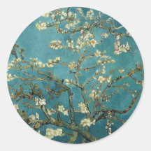 Branches d'amande de Van Gogh en fleur Autocollants