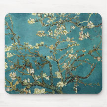 Branches d'amande de Van Gogh en fleur Tapis De Souris