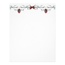 Branches N Bows (Un-Lined) Customized Letterhead