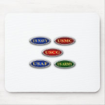 Branches of the Military Mouse Pad