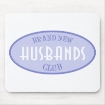 Brand New Husbands Club (Purple) Mouse Pads