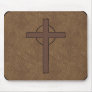 Branded Leather look Mouse Pad