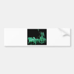 Brandenburg Gate Chariot, Berlin, Germany (bg6blac Bumper Sticker