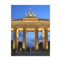 brandenburg gate eve post card