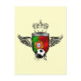 Brasão da Bandeira Portuguesa - Estilo retro Postcards