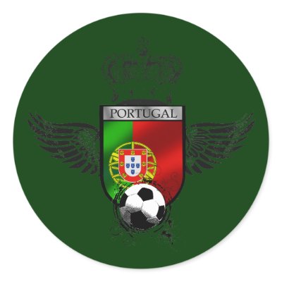 Brasão da Bandeira Portuguesa - Estilo retro Round Sticker by SeleccaoPortuguesa