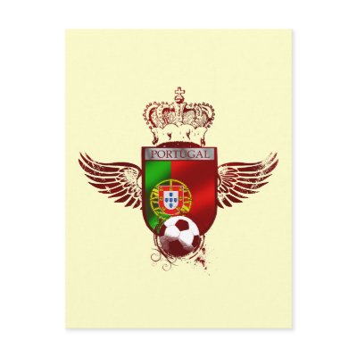 Brasão de Futebol Fás Portugueses Post Cards by SeleccaoPortuguesa