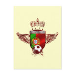 Brasão de Futebol Fás Portugueses Post Cards