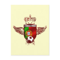 Brasão de Futebol Fás Portugueses Post Cards