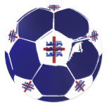 Brasil 2014 - England Futebol English flag Round Stickers