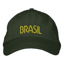 BRASIL Hat Embroidered Hats