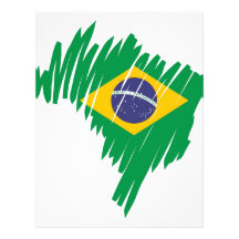 brasil shape custom letterhead