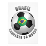 BRASIL SOCCER CHAMPIONS PERSONALIZED INVITE