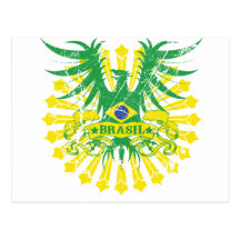 Brasil Winged Postcard