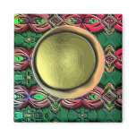 Brass Centre Magnet brass moon