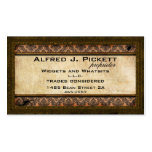 Brass Frame Steampunk Cogs Business Card
