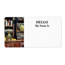 Brass Funnel and Spices Personalized Shipping Labels