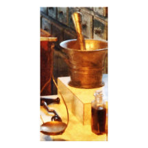 Brass Mortar and Pestle Photo Card